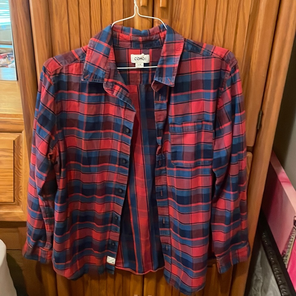 Red and Blue Plaid Flannel